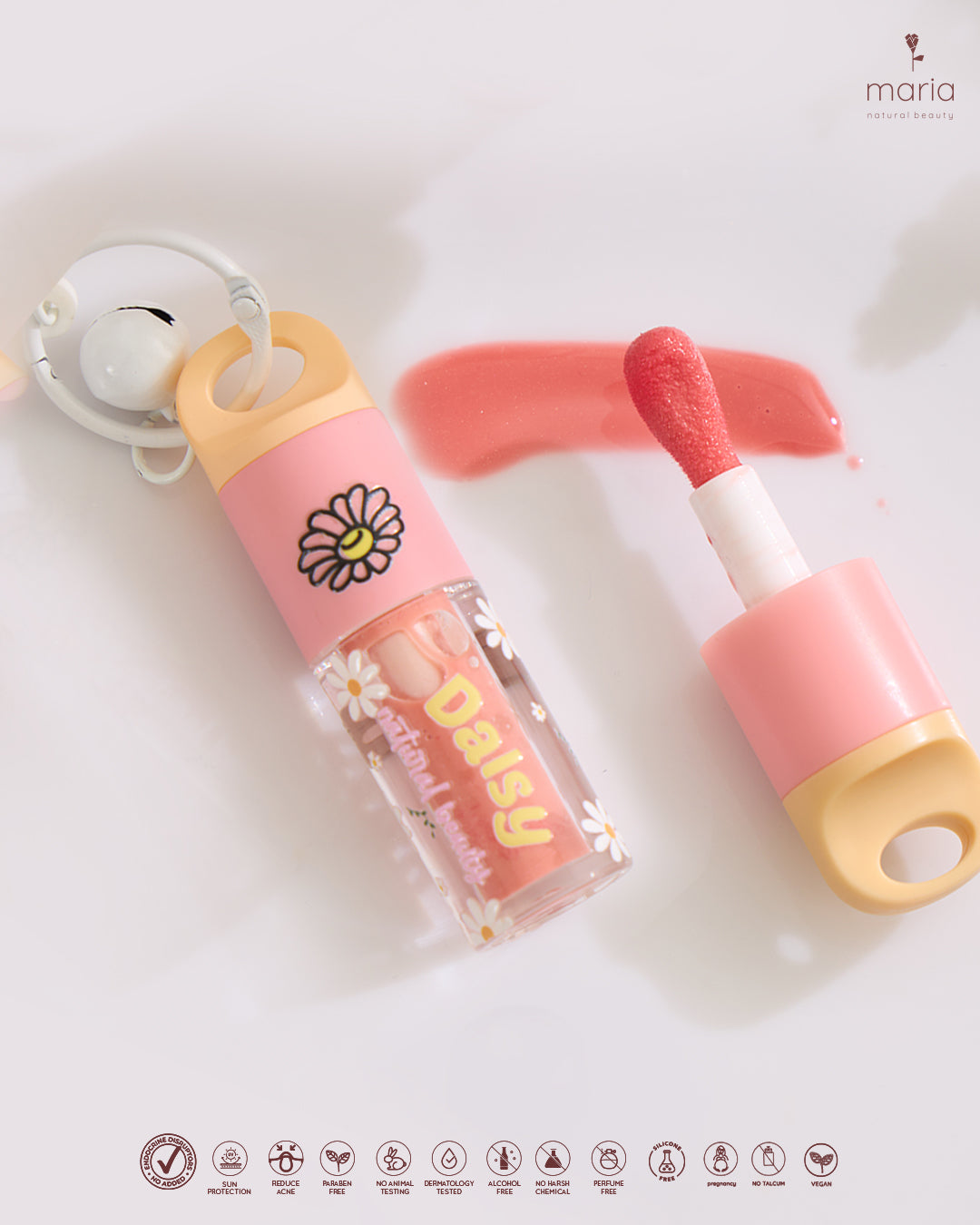 Daisy Lip Oil natural beauty  for kids