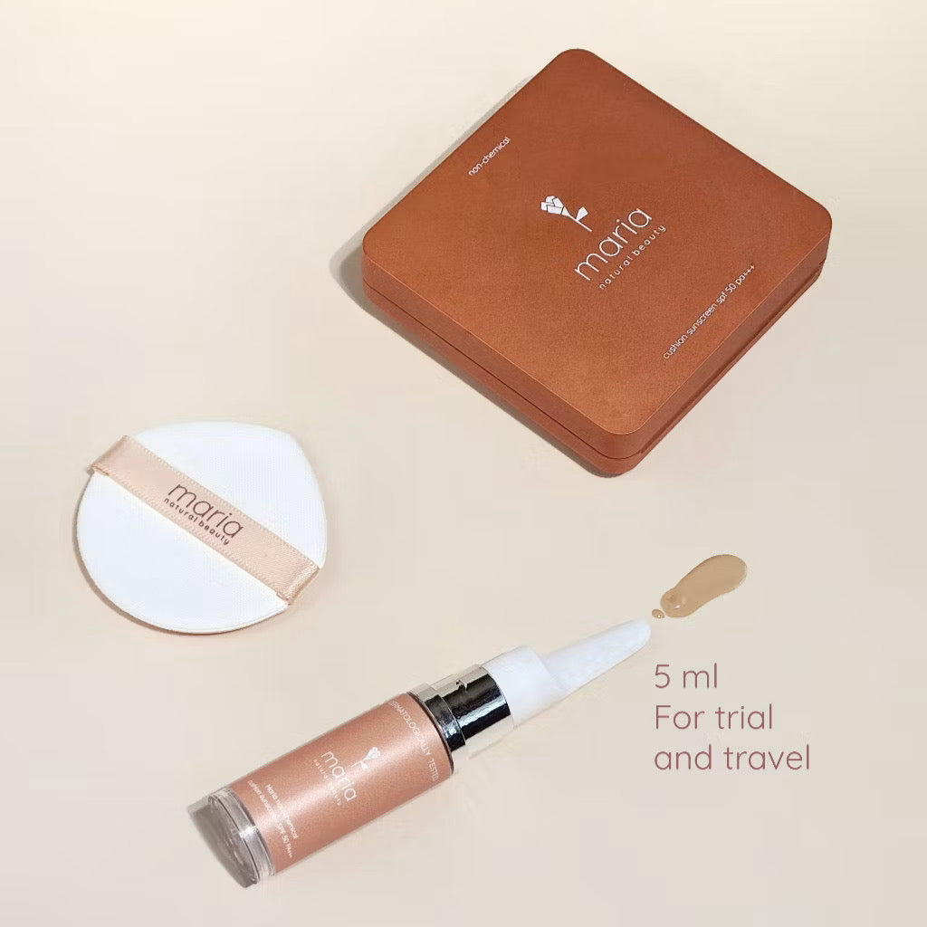 Set Maria Mineral Powder + Cushion Sunscreen spf 50 pa+++