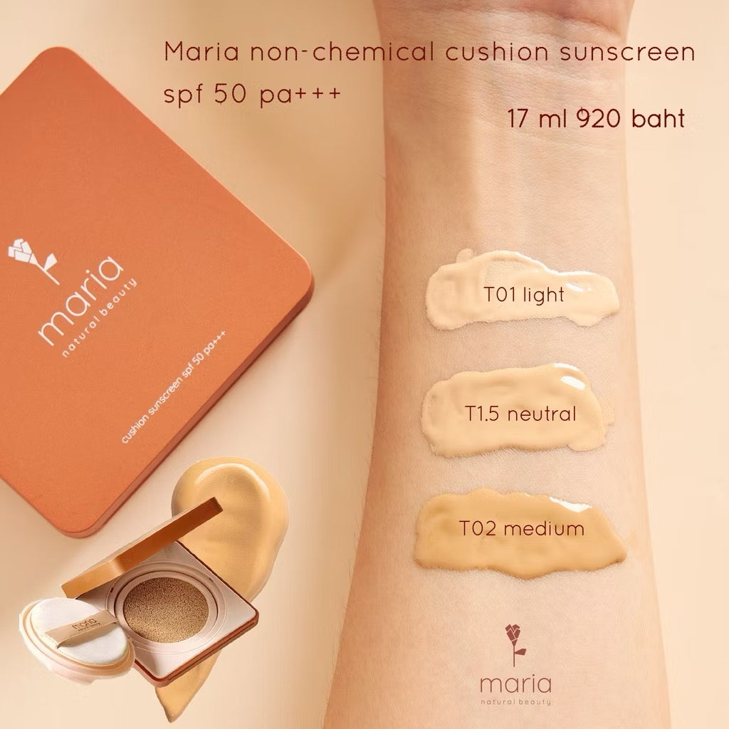 Refill MARIA ACNE Longwear Cushion Suncream SPF 50 PA+++ 20 ml