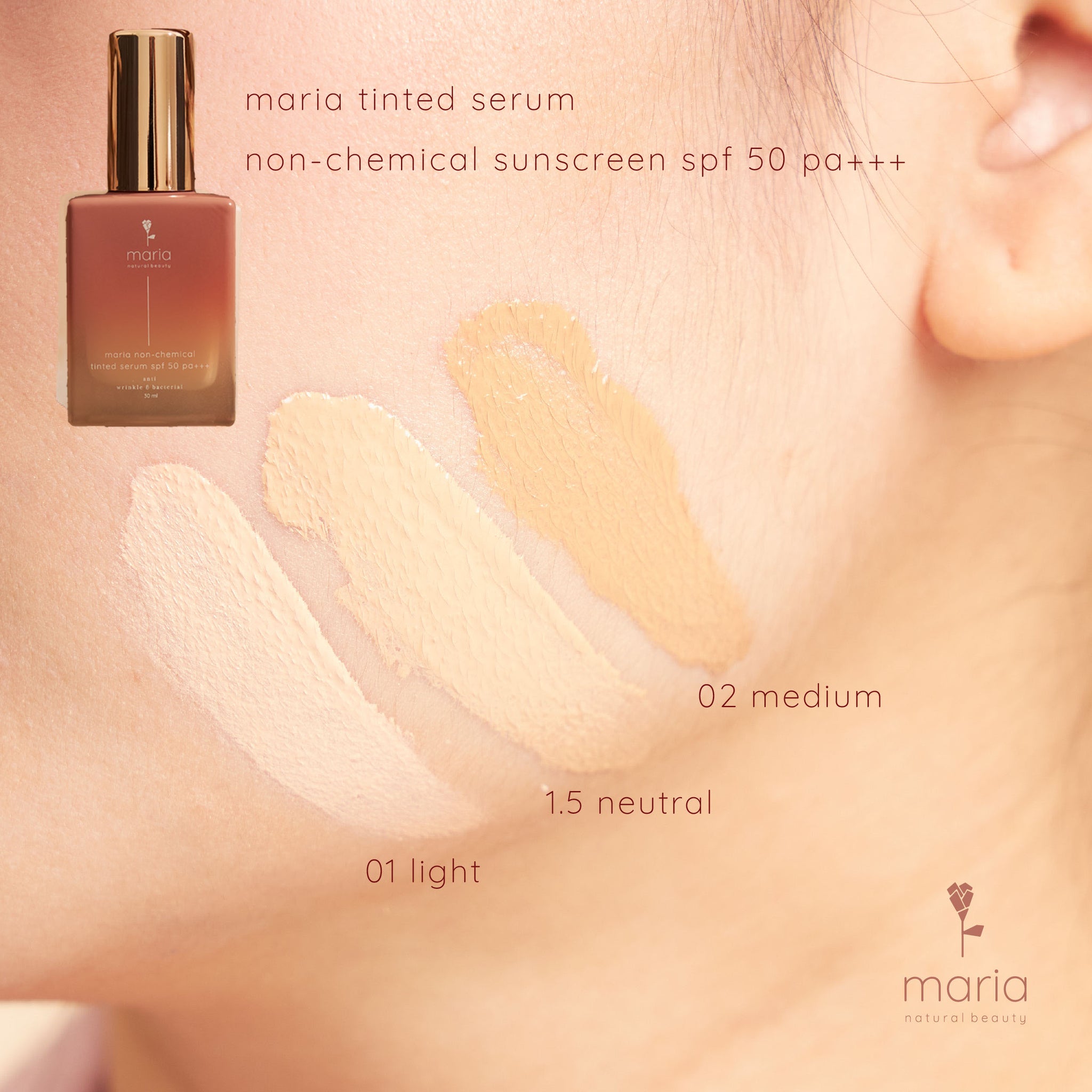 Set MARIA Tinted Serum + Soft Brush