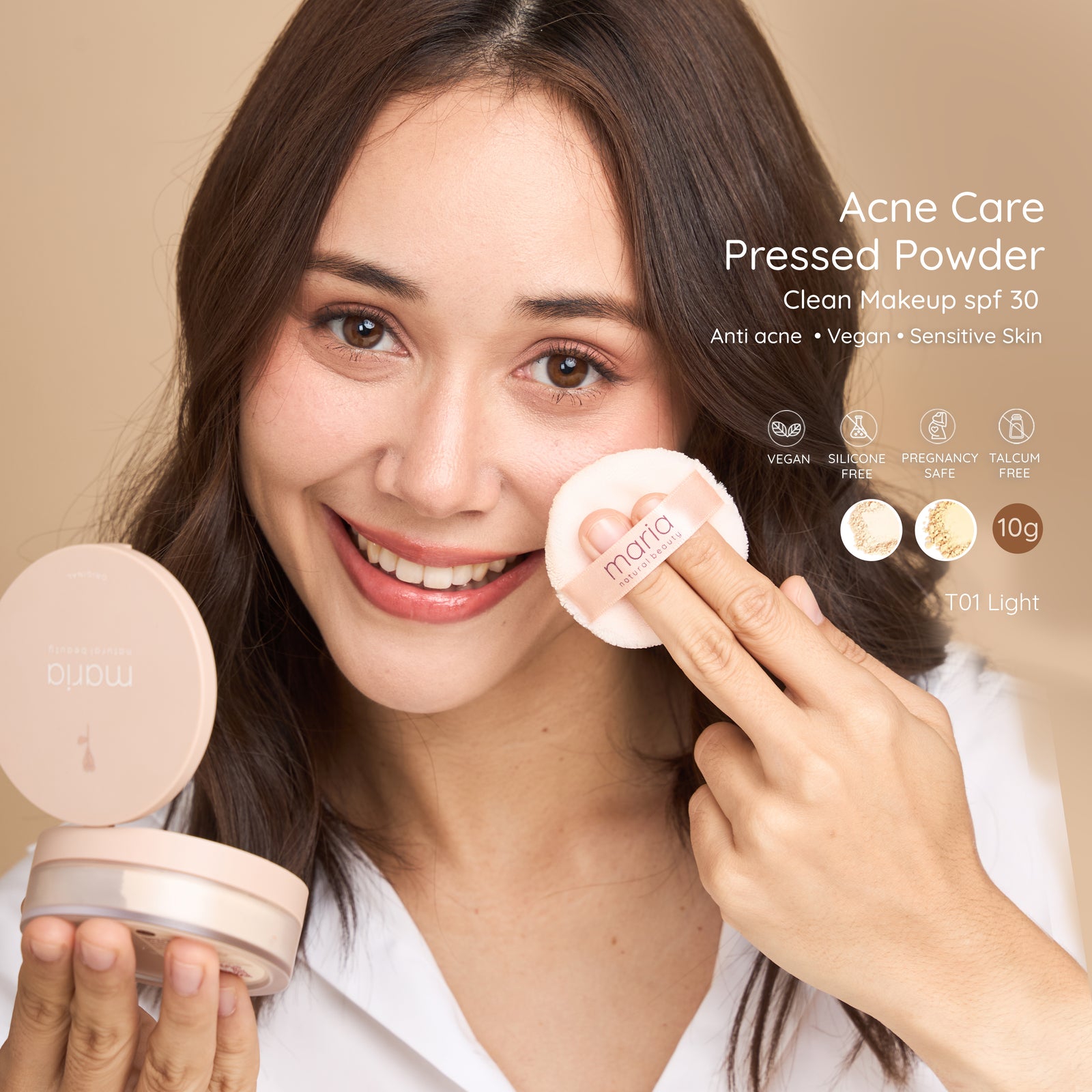 MARIA ACNE Mineral Powder SPF 30 PA+++10g