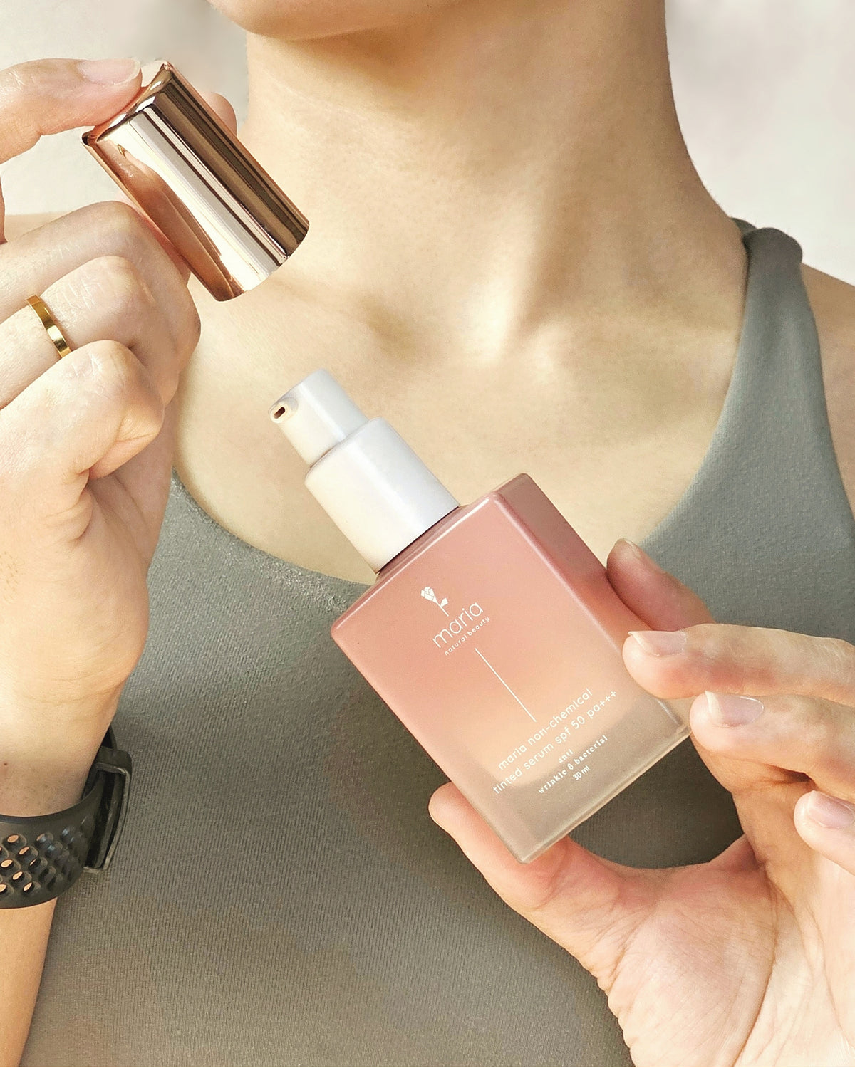 Maria Acne Tinted Serum Non-Sunscreen SPF 50 PA+++