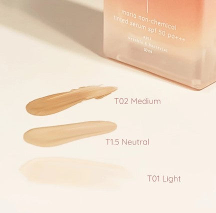 Maria Acne Tinted Serum Non-Sunscreen SPF 50 PA+++
